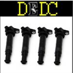 4pcs IGNITION COIL PACK FIT FOR ACCENT KIA RIO RIO5 1.6L 27301-26640 DEDC well