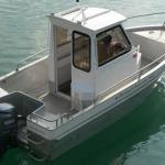 5.45m Alloy Fishing/Pleasure/Work Boat Pilot House Version, Built in Asia KM545APH