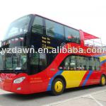 68 seats two floors double decker open top city bus diesel transport bus for sale DLEVL 1009