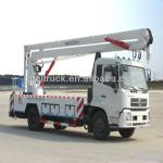 8-24m Dongfeng Tianjin hydraulic aerial cage truck CLW5110JGKZD4