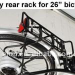 Alloy rear rack for 26 bicycle