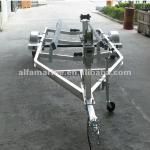Aluminum Bunk Boat Trailer With Single Axles AT17S