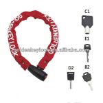 Bicycle Chain Lock, Safe Chain Lock for Bicycle/ Motorcycle/ E-Bike/ Folding Bike/ Scooter GK105.303