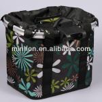 Bicycle shopping front bag bicycle basket with lid MINGHON