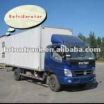 blue 4*2 140HP Foton Ollin refrigerated vehicle