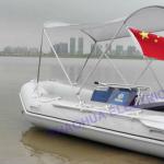Boat top, foldable inflatable boat canopy, Aluminum alloy boat sunshade P400