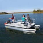 Brand New 14.5 ft Three Person Ultra Family Pontoon Fishing Boat