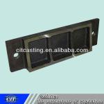 Carbon steel baffle Train accessories silicate sand machining process customize
