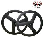 cheap and popular 700c bicycle carbon tri spoke wheel YS-AD-ERT01