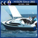 China leading PWC brand Hison fancy certified sailboat sailboat