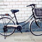 Classical 26&#39;&#39; steel frame and gear city bicycle for sale XKL-020