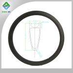 custom decals carbon fiber bicycle rims carbon rims bicycle parts for road bicycle 50mm YA-R50C-01