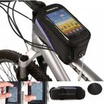 Cycling Bike Bicycle Frame Front Tube Bag Phone Case For iPhone 4/4S 5G Blue SC- #B151F