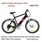 Electric Mountain Bike 500w with 8FUN motor hidden battery YB-MEB-008