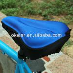 Fashion Comfortable Blue Silicone Gel Padded Bike seat more than 300pcs in stock GOP230