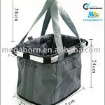 Fashion&amp;Graceful Grey Folding Bike Basket MBKY0016 MBKY0016