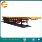 flatbed semi trailer 3 axle 40 ton 3 axle container truck trailers 3 axle container truck trailers