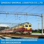 from Tianjin to Russia bulldozer open wagons Sinorail