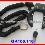 GK106.110 Bike Frame Lock with Chain / Bike Ring Lock/ Bike Wing Lock GK106.110