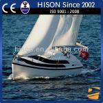Hison 26ft Sailboat antique model outboard motor rc sailing boat for sale luxury decoration HS-006J8