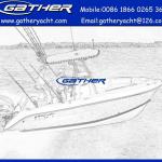 Hot sale 23ft frp center console boat GS230CC