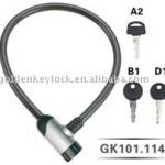 Hot-sale GK101.114 cable lock for bicycle/bike/motorcycle/e bike/folding bike bicycle accessory GK101.114