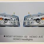 Hot Sale!!!Truck Parts HOWO Headlights WG971972002
