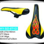 Hot selling rubber bicycle saddle made in China SD-071D