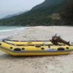 inflatable boat plywood deck HLM 650