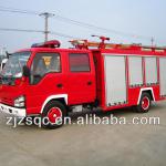 Isuzu 4*2 foam water fire truck