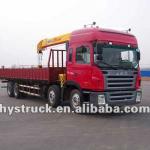 JAC 8X4 Truck with crane,lorry truck with crane HYS5314JSQ