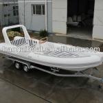 luxury 7.3m (24ft)1.2mm pvc or hypalon inflatable fiberglass RIB boat HA-RIB730B