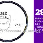 MTB Tubeless Clincher Rim 29 inch for bicycle MR-29C+