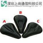 NEW Cycling Bike Bicycle 3D Gel Silicone Comfortable Seat Saddle Cover Black XT-CE1980