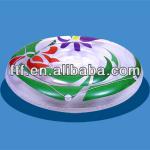new design 3 persons 1.8m rounded inflatable pvc crystal raft for summer fun WGP1122