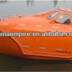 New fiber glass reinforced plastic F.R.P. freefall lifeboat