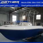 New hot sale 18ft dark blue fiberglass speed fishing boat GS550