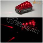 Newest 5 Red LED Laser Beam Bicycle Tail Light LF-1766 SC LF-1766