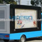 Outdoor Advertising Mobile Video Display LED Electric Vehicles/Mobile LED TV Wall Trailer for Brand promotion,advertising YES-M5