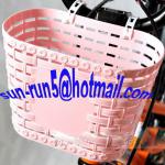 Plastic bicycle basket/bicycle accessories /kids bike basket/Rear bicycle basket RS-12