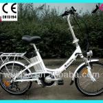 Popular Foldable Electric Bikes with basket and Bag XCN105