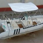 PVC/Hypalon semi rigid inflatable yacht DH 135 Inflatable yacht