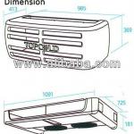 Refrigerator Truck / TOPCOLD / DM-250S / Truck Refrigeration Unit / Reefer Van / Made in Korea