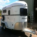 Sandard horse trailer for caravan campers made in shandong STD-2HAL-S