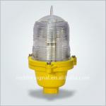 Single aviation obstruction light/obstacle beacon signaling