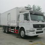 SINOTRUK 6X4 HOWO Refrigerator Truck RHD Drive