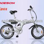 Special design style folding ebike TZ201suspension frame electric bicycle TZ201