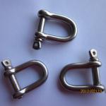 stainless steel D shackle in AISI316 US/JIS/EURO