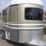 standard horse trailer-2HAL-S with toolbox and fridge STD-2HAL-S