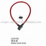 Steel wire lock